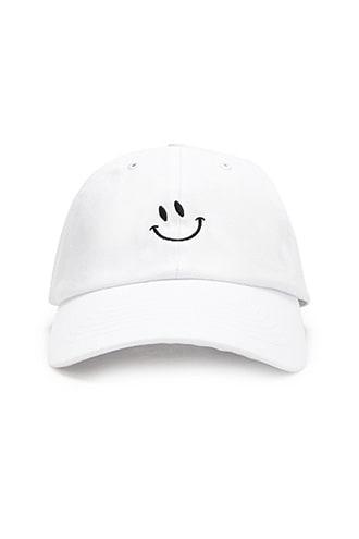 Forever21 Smiling Face Graphic Dad Cap