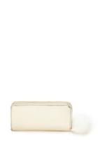 Forever21 Gold Mirrored Pom-pom Wallet