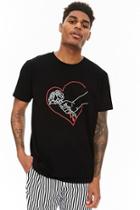 Forever21 Heart & Rose Graphic Tee