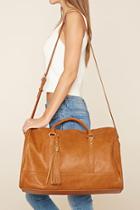 Forever21 Faux Leather Travel Bag