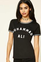 Forever21 Women's  Muhammad Ali Ringer Tee