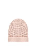 Forever21 Waffle Knit Beanie (pink)