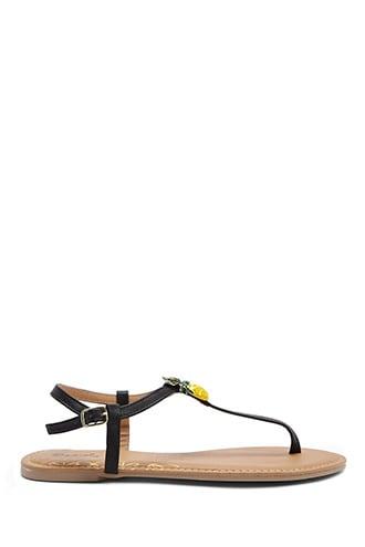 Forever21 Qupid Pineapple Thong Sandals