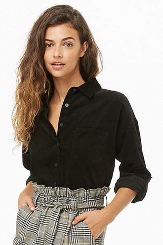 Forever21 Pocket Corduroy Shirt