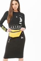 Forever21 Juicy Couture Graphic Midi Dress
