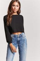 Forever21 Long-sleeve Cropped Tee