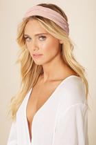 Forever21 Nude Ruched Woven Headwrap