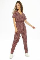 Forever21 Noisy May Geo Print Jumpsuit
