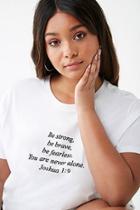 Forever21 Plus Size Bible Verse Graphic Tee