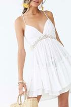 Forever21 Crochet-trim Tassel Halter Dress