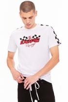 Forever21 Dope Checkered Racing Graphic Tee