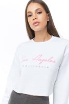 Forever21 Los Angeles Graphic Cropped Sweatshirt