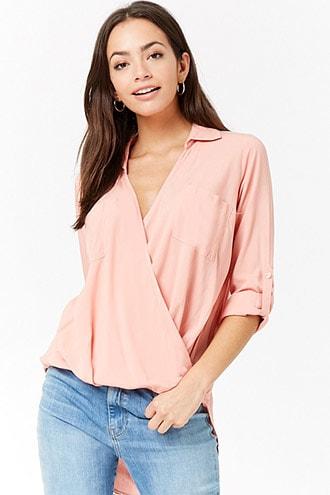 Forever21 Drape-front Top