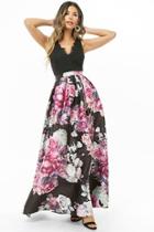 Forever21 Soieblu Floral Gown