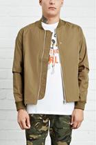 21 Men Men's  Camel Lightweight Bomber Jacket
