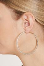 Forever21 Large Textured Hoops
