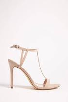 Forever21 Faux Suede T-strap Heels