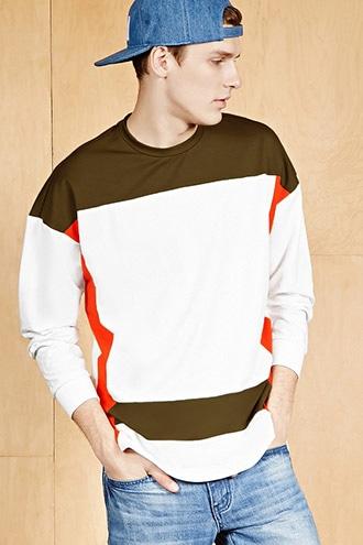 Forever21 Ing2ing Colorblocked Tee