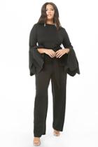 Forever21 Plus Size Petal Sleeve Jumpsuit