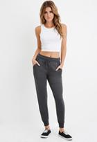 Forever21 Plus Women's  Charcoal Heather Classic Drawstring Sweatpants