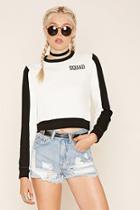 Forever21 Women's  Squad Colorblock Top
