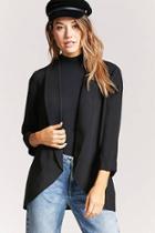 Forever21 Crepe Open-front Blazer