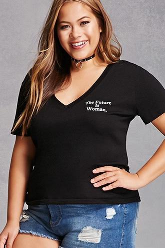 Forever21 Plus Size The Future Is Tee