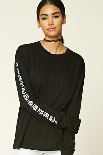 Forever21 Women's  Bad News Babes Graphic Tee