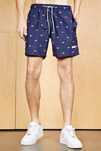 Forever21 Trunks Surf & Swim Crab Trunks