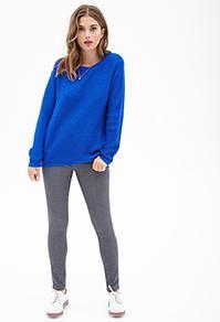Forever21 Chunky Ribbed Knit Sweater