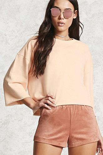 Forever21 Bell-sleeve Sweatshirt