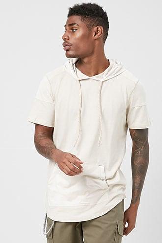 Forever21 Drill Clothing Hooded Combo Tee