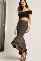 Forever21 Metallic High-low Mermaid Skirt
