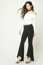 Forever21 Stretch Knit Flared Pants