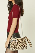 Forever21 Leopard Print Cat Crossbody