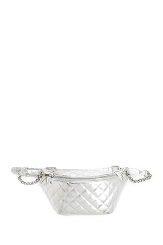 Forever21 Metallic Quilted Belt Bag