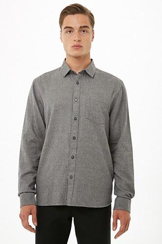 Forever21 Scalloped Button-down Shirt
