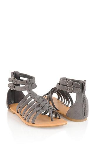 Forever21 Strappy Suedette Sandals