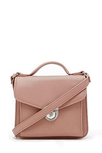 Forever21 Dusty Pink Faux Leather Crossbody
