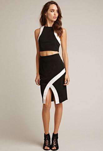 Forever21 Tiger Mist Shining Water Skirt