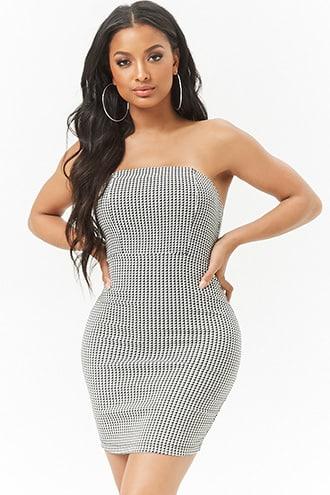 Forever21 Houndstooth Mini Dress