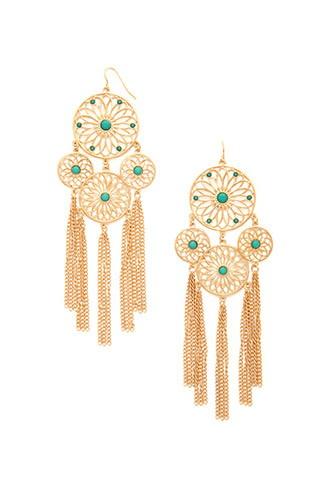 Forever21 Dreamcatcher Duster Earrings