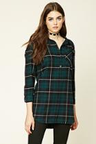 Forever21 Women's  Ever Lastin Love Shirt Dress