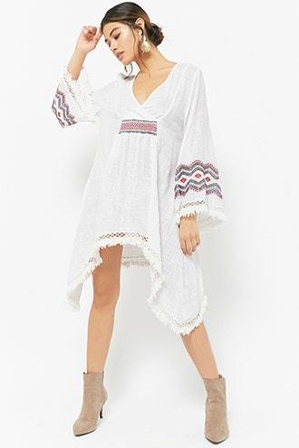 Forever21 Tribal-inspired Surplice Tunic