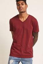 Forever21 Knit V-neck Tee