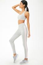 Forever21 Active Marled Striped Leggings