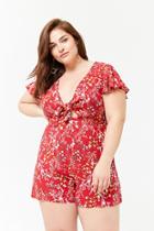 Forever21 Plus Size Floral Print Romper