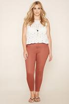 Forever21 Plus Women's  Mauve Plus Size Skinny Jeans