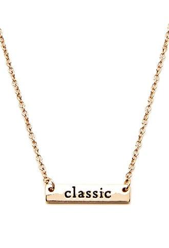 Forever21 Classic Charm Necklace