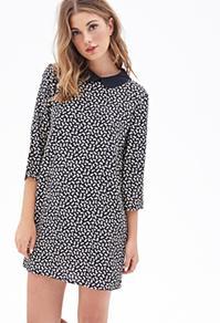 Forever21 Bow Print Shift Dress